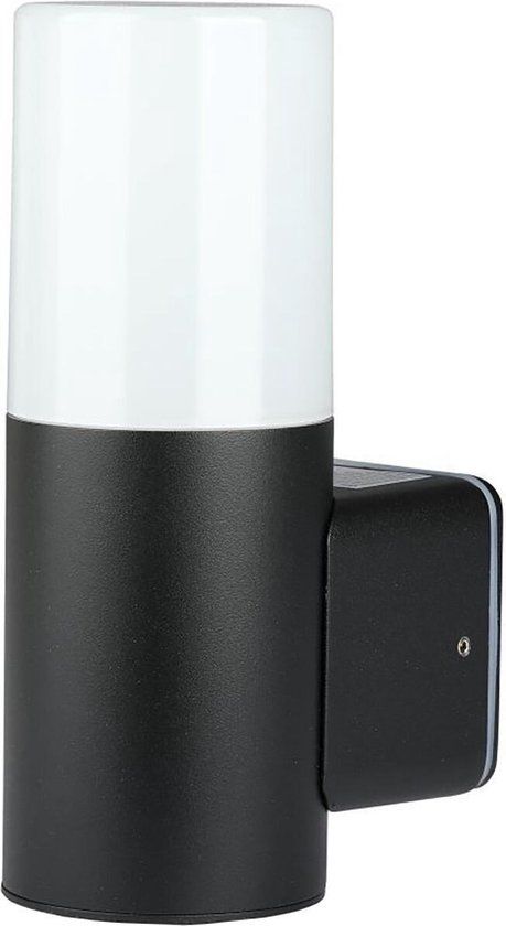 BES LED Viron Hyno - LED Tuinverlichting - Wandlamp Buiten - GU10 - Rond - Mat Zwart - Aluminium