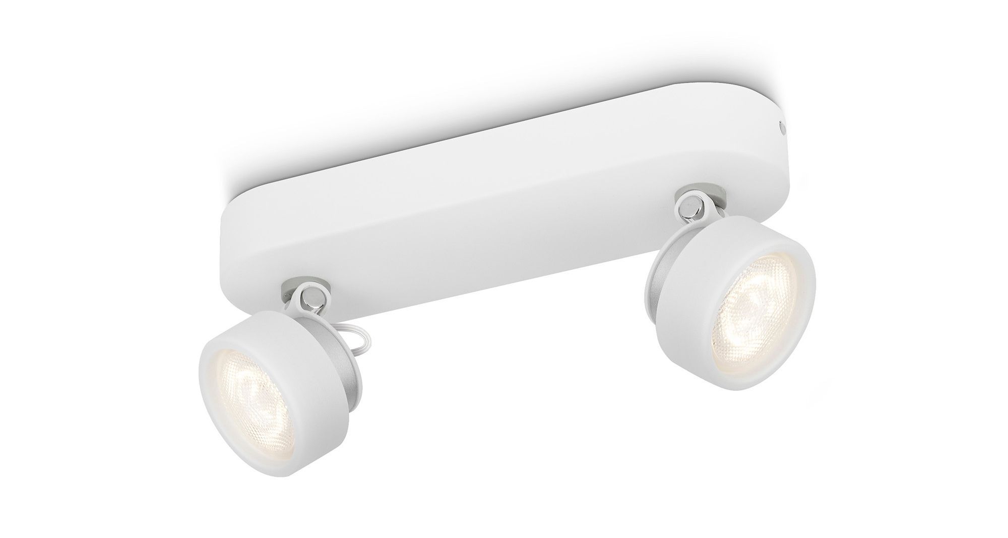 Philips myLiving Rimus Double Spot Light - 330lm - 2700K - Dimmable
