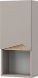 Vicco Marelle Badkamerkast – 30 x 67 cm met deur en open vak Grijs