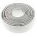 Luidsprekerkabel FLACH 2x4,0mm² - wit - 50m - CCA - audiokabel - luidsprekerkabel