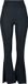 Urban Classics Ladies High Waist Rib Flared Leggings Leggings zwart 4XL