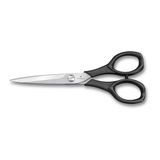 Victorinox Huishoudelijke schaar 'Italy', knutselschaar, papierschaar, scherp lemmet, 16 cm, robuuste kunststof handgreep, roestvrij staal, zwart