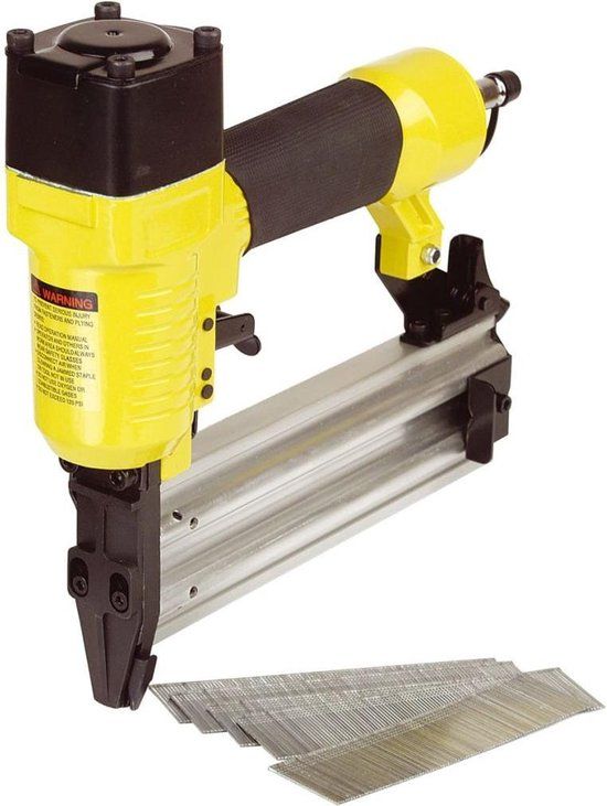 Brüder Mannesmann 15350 Pneumatische Tacker - 8 Bar - Incl. Koffer