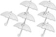 Discountershop B.V. 7 stuks Transparante Paraplu's 100 cm