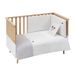 Cambrass Lit de bébé Coton Gris 1000x1400x30 mm