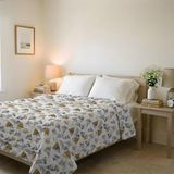 BASIC bedrukte zomerquilt, Urban Giallo, 250x240cm