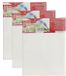 Gerimport Schilderdoek - 3x - 24 x 18 cm - blanco canvas - rechthoekig - houten frame