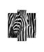 Homemania Wandafbeelding, zebra, 3-delig, dieren, woonkamer, slaapkamer, meerkleurig, 57 x 0,3 x 60 cm, HM203MDF238, MDF