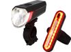 FISCHER Fietsverlichtingsset LED Zwart