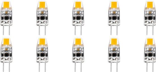 Velvalux LED Lamp 10-Pack - G4 - Dimmable - 2W - 6000K Cool White - Replaces 20W