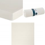 Eurofirany Hoeslaken Katoen Renforce 100x200cm Crème
