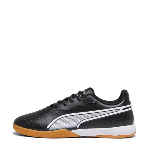Puma King Match Indoor Football Shoes - Black/White