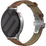 Strap-it Samsung Bracelet cuir prime Samsung Galaxy Watch FE (marron)