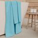 PETTI Artigiani Italiani - Badhanddoeken van 100% katoenen badstof, handdoekenset 2 + 2, 4 stuks, 2 gezichtsdoeken en 2 handdoeken, turquoise handdoeken