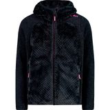 CMP Hybride jas voor meisjes, highloft-fleece, met vaste capuchon