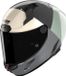 Nolan X-804 RS Ultra Carbon Blocco Helm - Integraalhelm - Maat S - Grijs/groen - Carbon