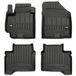 Frogum No.77 Premium 3D Rubberen Automatten Set – Geschikt voor SUZUKI Swift V vanaf 2017 – 4-delig – TPE Kwaliteit – Zwart