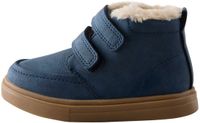 Next Jongens Warme Gevoerde Laarzen met Klittenbandsluiting en Brede Pasvorm (G) - Blauw
