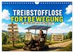 Treibstofflose CALVENDO Treibstofflose Fortbewegung (Wandkalender 2027 DIN A4 quer), CALVENDO Monatskalender: Humorvolle Zukunftsreisen voller Ideen