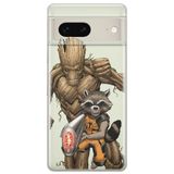 ERT GROUP Mobiele telefoonhoes voor Google PIXEL 7 Original en officieel gelicentieerd Marvel Guardians of the Galaxy 002-patroon aangepast aan mobiele telefoonvorm, gedeeltelijk bedrukt