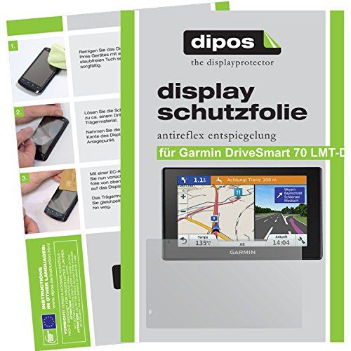 dipos Panda dipos I 3X beschermfolie mat compatibel met Garmin DriveSmart 70 LMT-D folie displaybeschermfolie