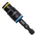 Klein Tools 32931M 2-in-1 slagcontactdoos met klapaansluiting, 2 metrische zeskantmaten, 8 mm en 10 mm, slagvast