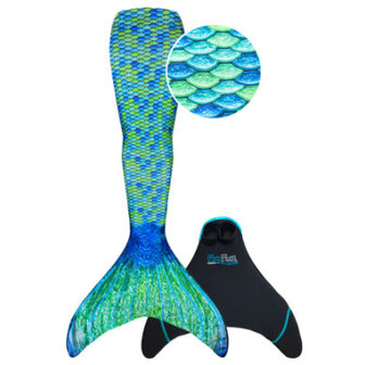 XTREM Toys and Sports FIN FUN Zeemeermin Mermaidens Original maat S Aussie Green - Groen