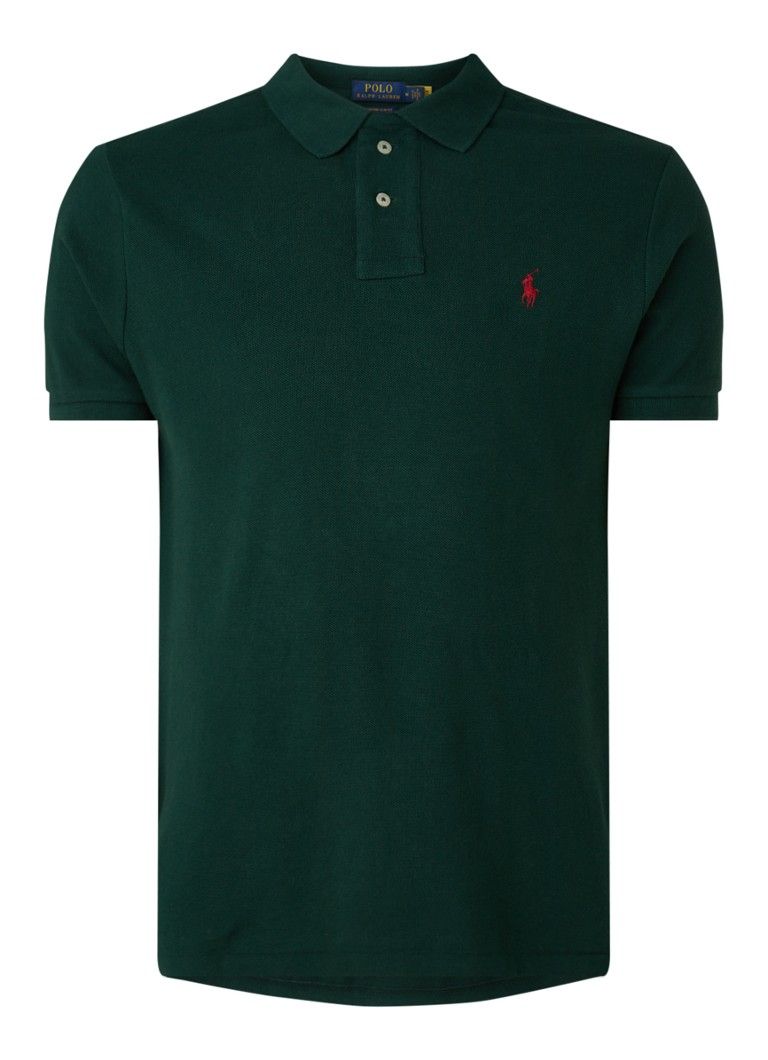 Ralph Lauren Custom Slim Fit Polo - Piqué Katoen