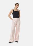 comma Broek Parelmoerroze Katoen Regular Fit Vrouwen Maat 38