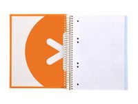 Liderpapel Spiraalschrift A5 Micro Antartik 120H 90g Mosterdkleurig