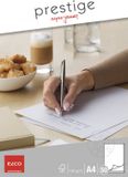 Elco schrijfblok Prestige FSC A4 100 gram ongelinieerd met watermerk wit 50 vellen - EO-74111-14