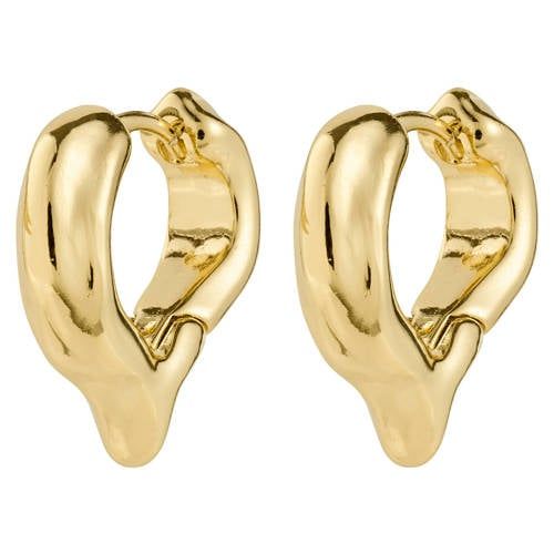 PILGRIM gold plated oorbellen Iris