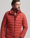 Superdry - Doudoune courte légère - Hommes - Rouge brun - Taille XL