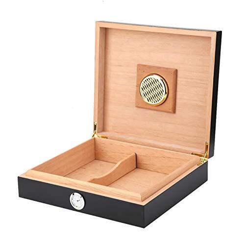 Tomantery Cedar Desktop Box, Humidor Case Handgemaakt Klassiek voor