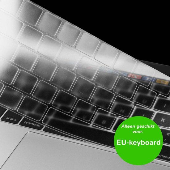 Lunso Keyboard bescherming - MacBook 12 inch / Pro Retina (2016-2018) - zonder Touchbar