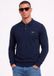 Lacoste Knitted long sleeve polo sweater - navy blue