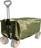 Merkloos Couverture pour chariot pliable - imperméable et anti-UV - vert - Oxford 210D