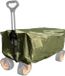 Merkloos Couverture pour chariot pliable - imperméable et anti-UV - vert - Oxford 210D