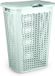 Plasticforte Wasmand Ventilation - met deksel - mintgroen - kunststof - 51 liter