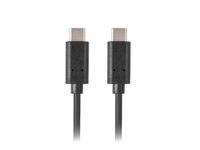 Lanberg CA-CMCM-31CU-0018-BK USB-kabel USB 3.2 Gen 1 (3.1 Gen 1) 1,8 m USB C Zwart