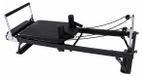 Pilates reformer - Pliable - 5 ressorts - 190 x 57 cm - Noir