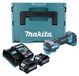 Makita TM 001 GD201 Outil multifonction sans fil 40 V max. Starlock Max Brushless + 2x batterie rechargeable 2,5 Ah + chargeur + Makpac
