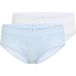Odlo Active Light Graphic 2 pack Panty Dames-lichtblauw, wit, Maat M