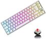 LexonElec UK Layout 60% Gaming Keyboard RGB Backlit Red Switch Mechanical Keyboard, 67 Keys USB C Wired Keyboard Mouse 12000 DPI for PC Mac Gamer