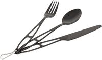 Bo-Camp Outdoorbestek 3-delig Roestvrij staal Zwart