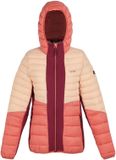 Regatta Damesjack met capuchon Leedre Hybrid Rumba Red/Mineral Red