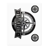 Adventure Stickers voor motorfietskoffer, 20 x 24 cm