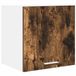 vidaXL Hangkast Gerookte Eik en Wit 40 x 31 x 40 cm Bewerkt hout