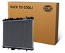 HELLA 8MK 366 300-221: Radiateur, refroidisseur d'eau, radiateur moteur, adapté pour OPEL Crossland X (P17), et compatible pour PEUGEOT 2008 Break (CU), 207 (WA, WC), 207 CC (WD), 307 CC