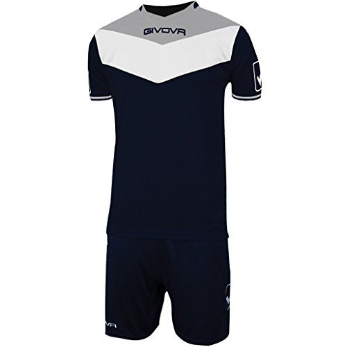 Givova Kit Speelveld, Blauw/Grijs Helder, XS